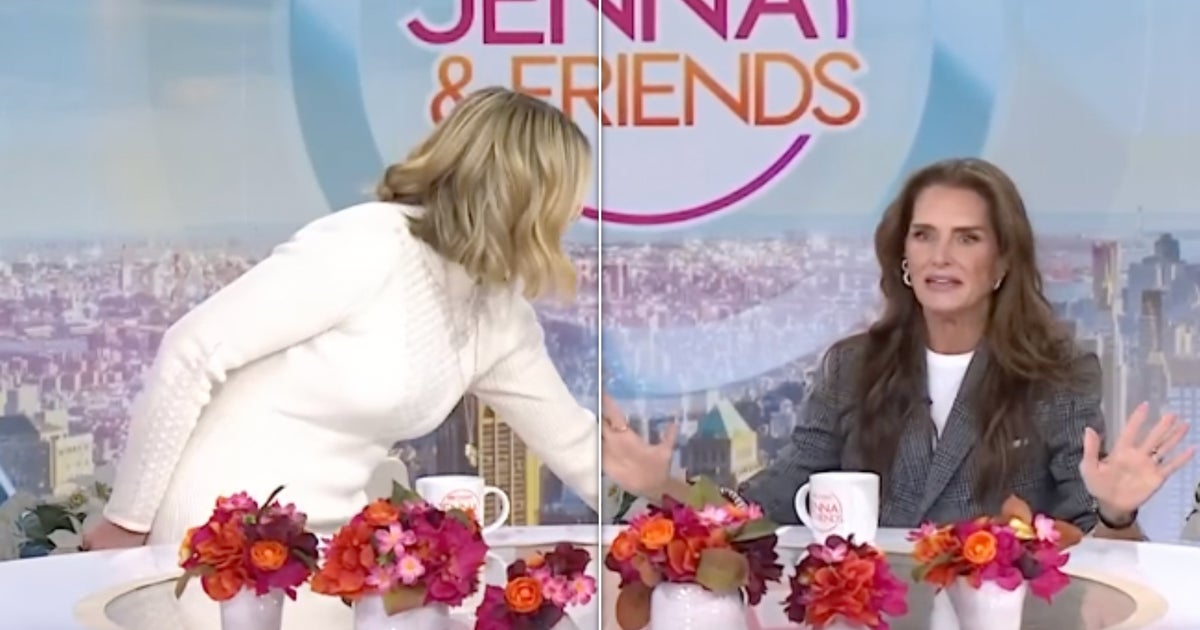 Brooke Shields Suffers Hilarious Chair Mishap Live On Air