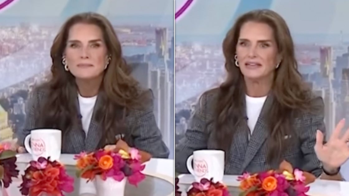 Brooke Shields Suffers Hilarious Chair Mishap Live On Air