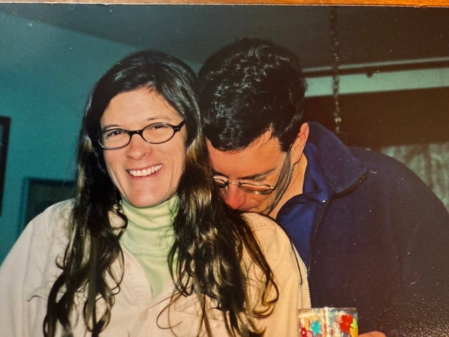 The author and her husband in 2005.