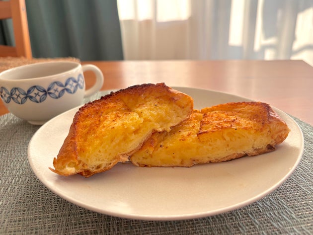 フレンチトーストの断面