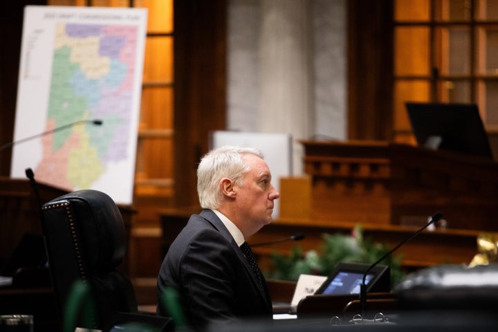 State Sen. Greg Goode, a Republican from Indiana, was one of several GOP state senators to face violent threats for opposing Trump's redistricting push.