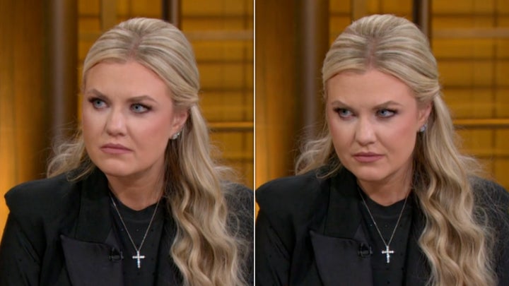 See Erika Kirk 1 Erika Kirk remained impassive when asked about the conspiracy theories surrounding her husband's death.