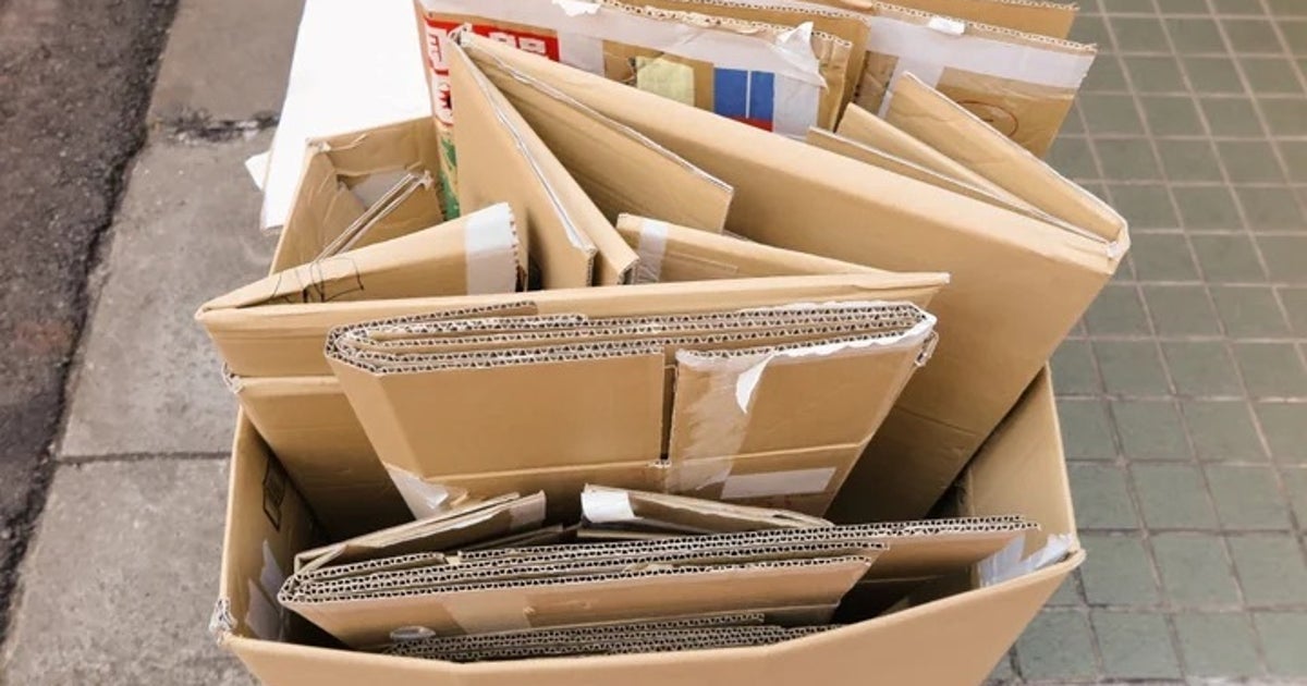 ビニールテープぐるぐるのダンボールはこう捨てて。ゴミ清掃芸人の投稿に「覚えておかねば」の声