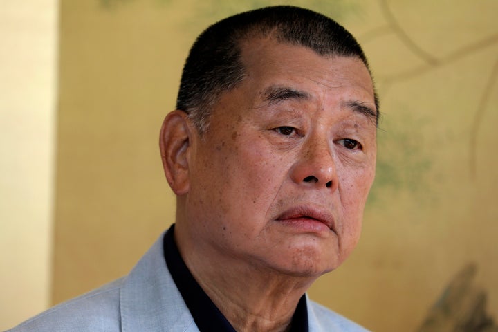 Former Hong Kong Pro-Democracy Media Mogul Jimmy Lai Convicted In Landmark Trial 3 Hong Kong media tycoon Jimmy Lai pauses during an interview in Hong Kong on July 1, 2020.