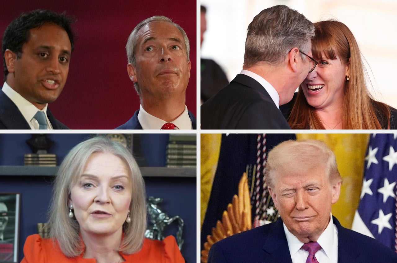 Politicians like Liz Truss, Donald Trump, Zia Yusuf, Nigel Farage, Keir Starmer and Angela Rayner have all caused a stir this year