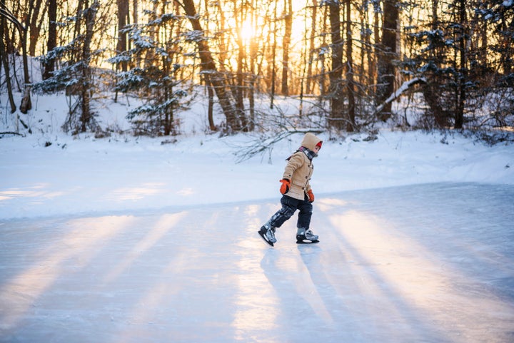 Be cautious of frozen ponds or lakes.