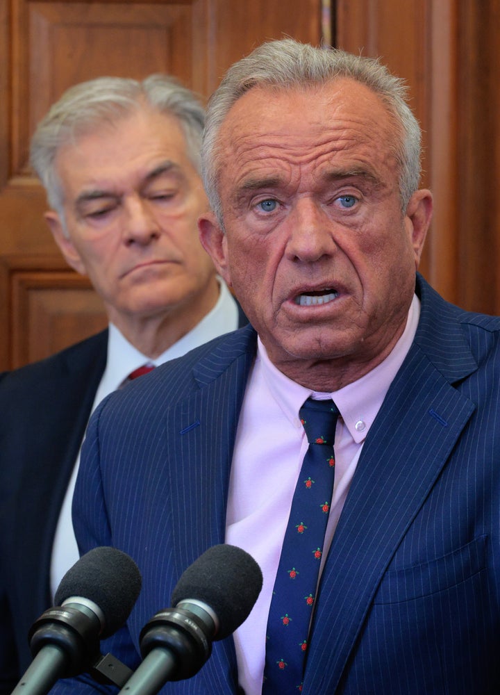 Robert F. Kennedy Jr., right, has been criticized by the usually pro-Donald Trump newspaper, The New York Post.