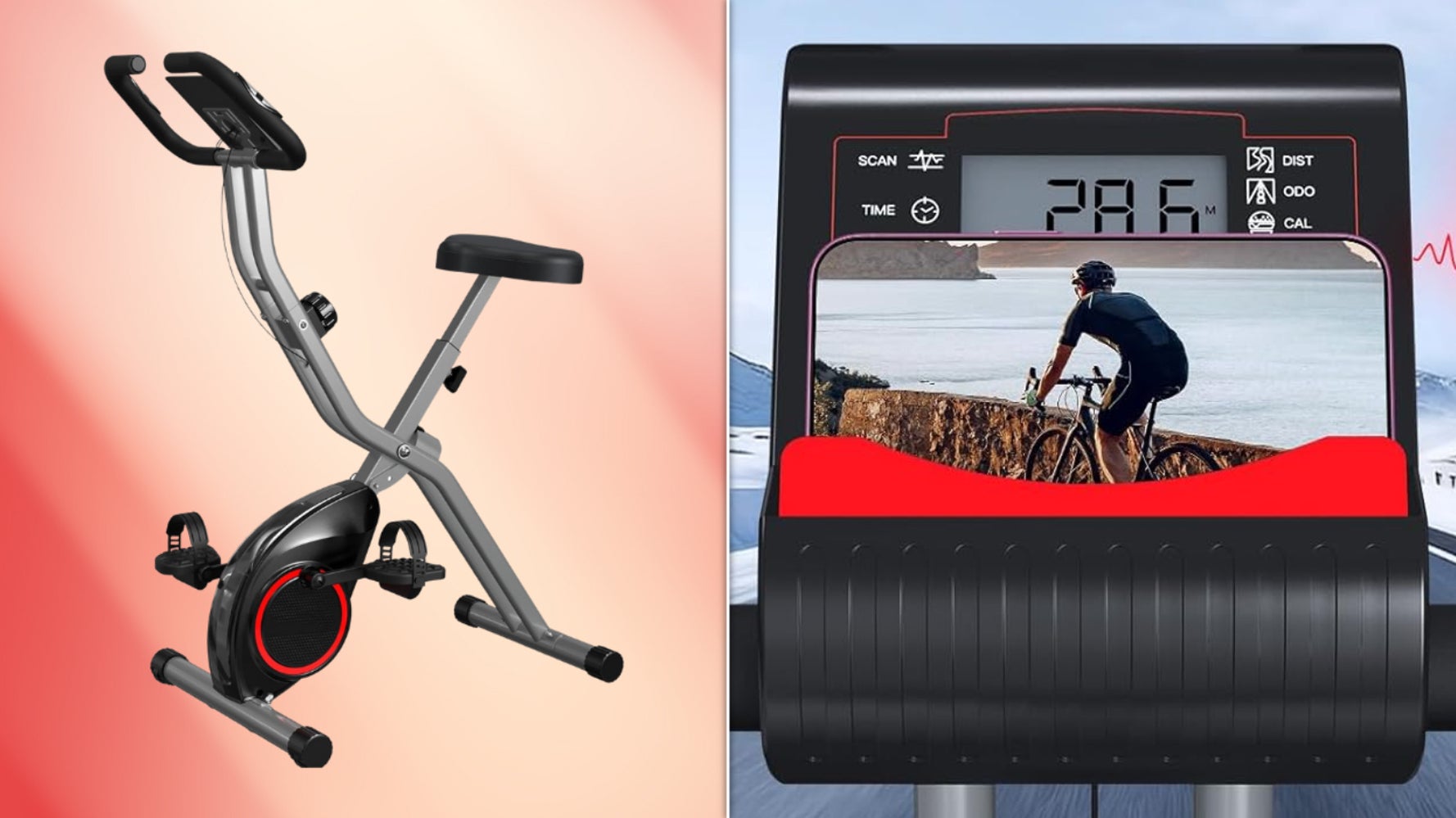 Foldable Exercise Bike 33% Off on Amazon: Stay Fit Indoors This Winter