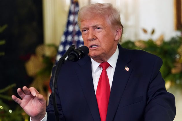 During his address to the nation on Wednesday night, President Donald Trump repeatedly lied, and accused his predecessor, President Joe Biden, of ruining the country.