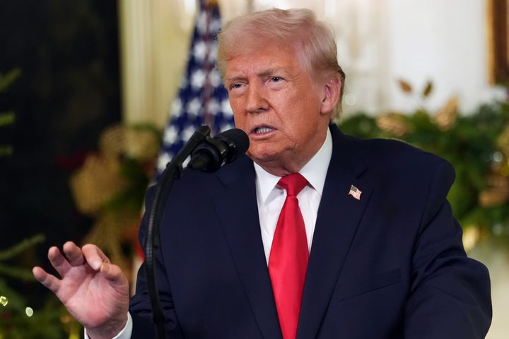 During his address to the nation on Wednesday night, President Donald Trump repeatedly lied, and accused his predecessor, President Joe Biden, of ruining the country.