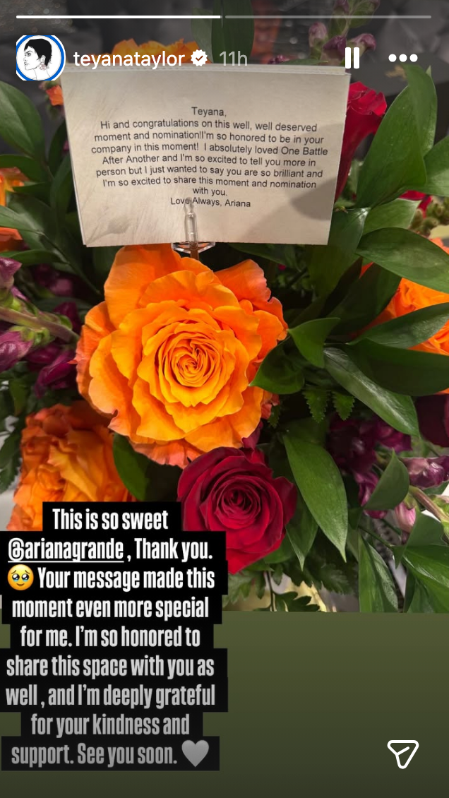 Teyana Taylor just shared Ariana Grande