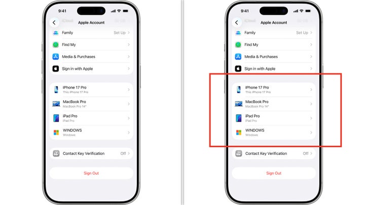 It's surprisingly easy to pull up the list of devices your Apple ID is attached to — and it can benefit your privacy to stay on top of it.