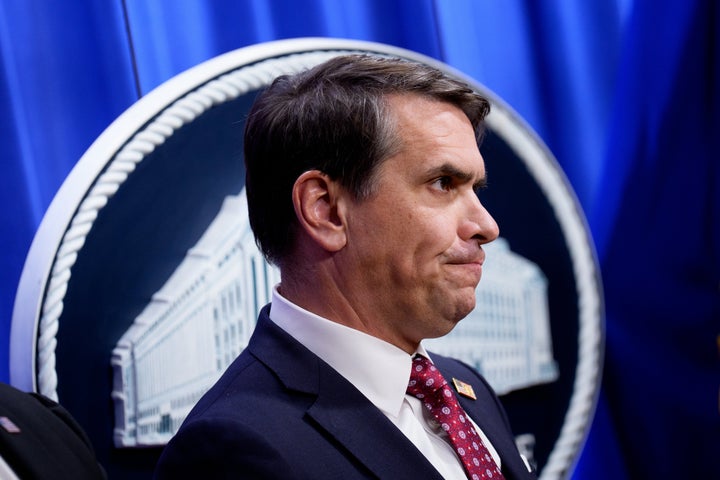 Deputy Attorney General Todd Blanche attends a news conference at the Justice Department on Nov. 19, 2025. Blanche told Fox News that the DOJ might not fully comply with the deadline to release the full Jeffrey Epstein files.