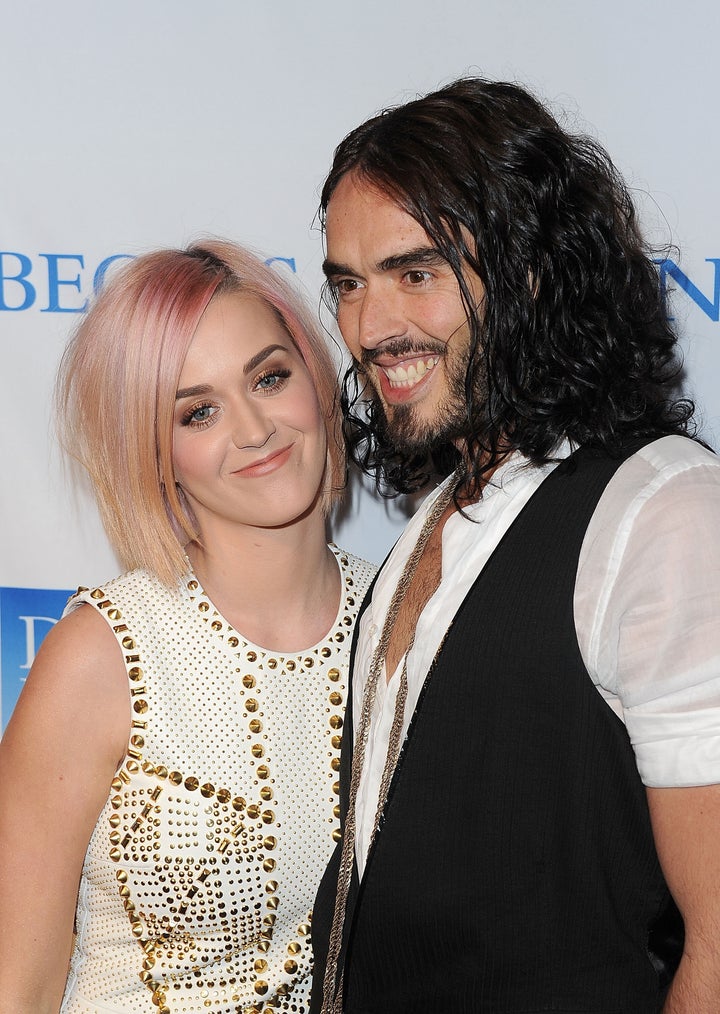 Russell Brand attacks Katy Perry's boyfriend Justin Trudeau in two words in a turning point 1 Left to right: Perry and Brand attend a charity event in Los Angeles in early December 2011, just weeks before the comedian allegedly texted the singer telling him their marriage was over.