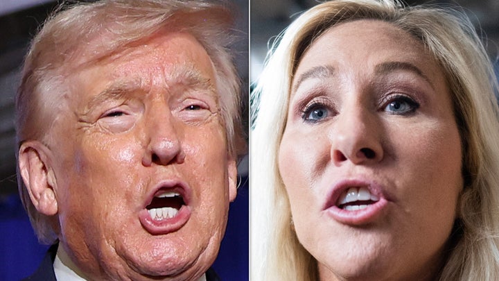 President Donald Trump rails against his former MAGA buddy Marjorie Taylor Green, calling her a "stone cold liberal"