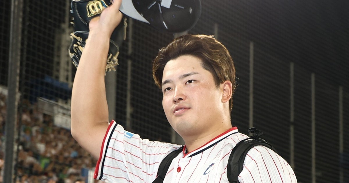 村上宗隆、MLBホワイトソックスのユニフォームを着て英語であいさつ&つば九郎への思いもつづる