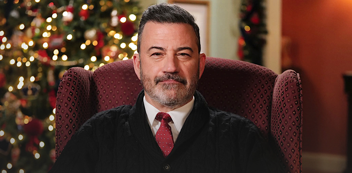 Jimmy Kimmel will celebrate freedom of speech in a Christmas speech on UK television.