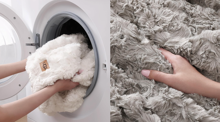 They're machine washable and oh, so soft.