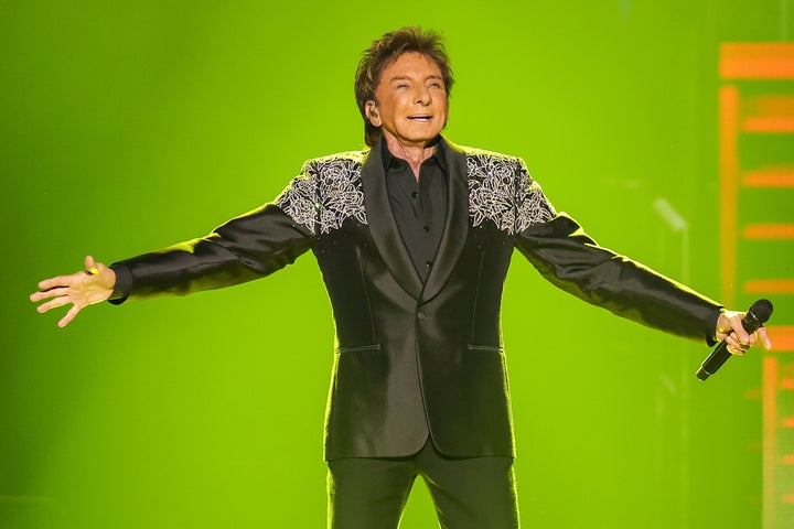 Barry Manilow performs in Seattle, Washington on July 12.