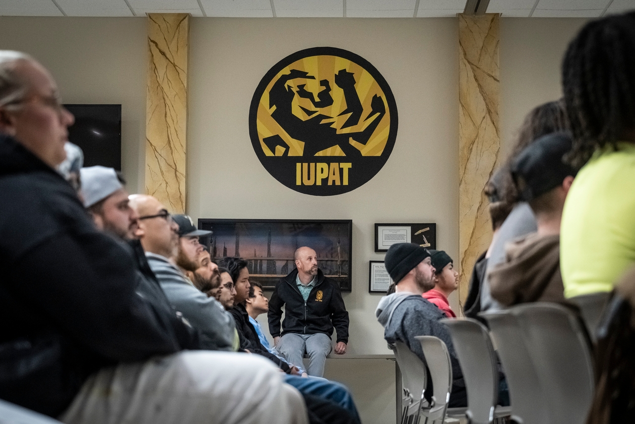 The painters union has been confronting the immigration issue since Trump's first presidency, when one of its members was detained by ICE while showing up for a job.