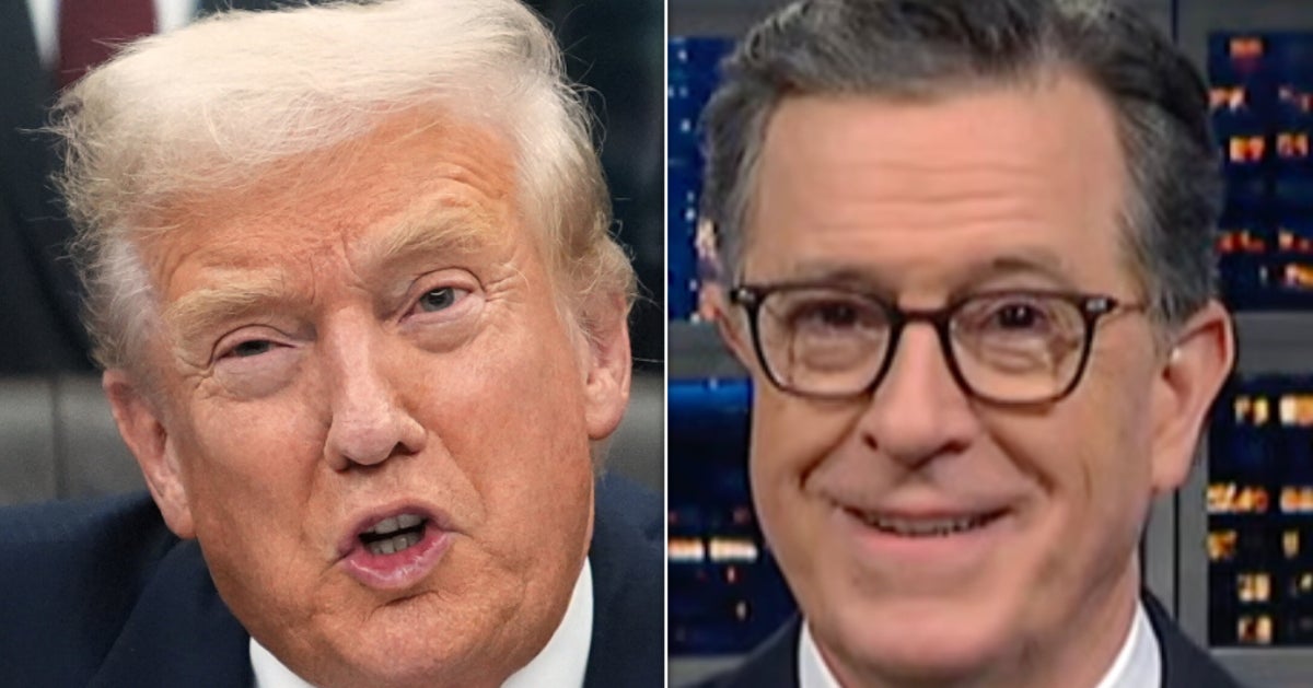 'Pathetic Trainwreck': Trump Gives Stephen Colbert A Lump Of Coal On Christmas Eve