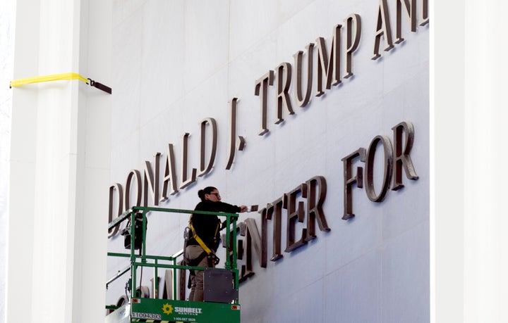 The center's controversial name change to include Trump reportedly cost it a Christmas Eve jazz show.