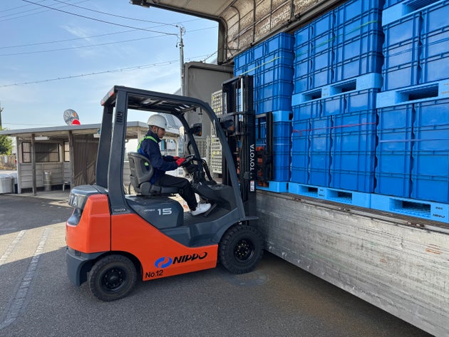 研修を受けるネパール人ドライバー