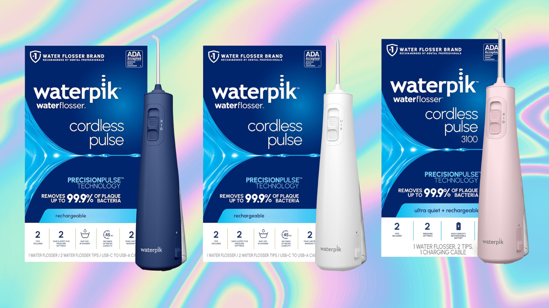 The Cordless Waterpik That's Shocking Dentists' Socks Off Is 20% Off Right ...