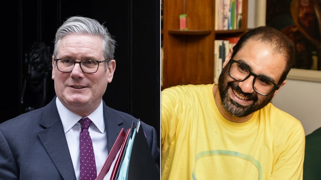 Keir Starmer and Alaa Abd El-Fattah