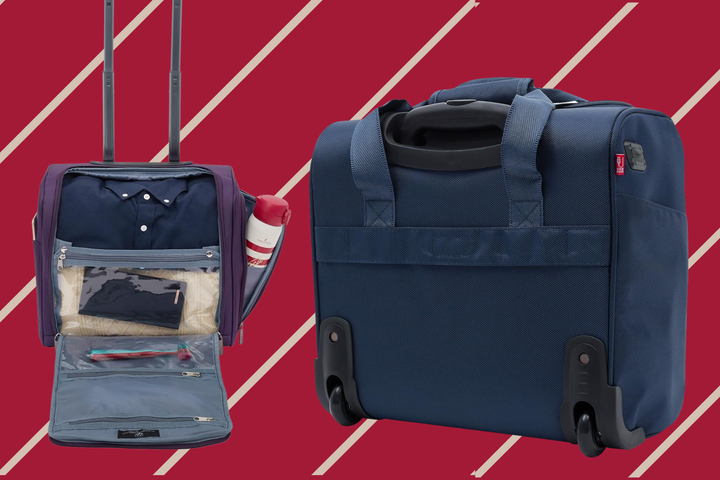 After wheeling this so easily through the airport instead of lugging around a duffel, I quickly realized how much much better this was for my back and arms.