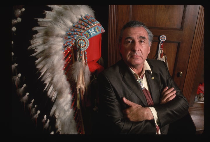 Ben Nighthorse Campbell poses for the camera during his time as a Colorado congressman. (Photo by Peter Turnley/Corbis/VCG via Getty Images)