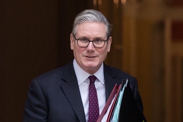 British Prime Minister Sir Keir Starmer departs 10 Downing Street for the House of Commons to attend the Prime Minister's Questions (PMQs) in London, United Kingdom on December 17, 2025.