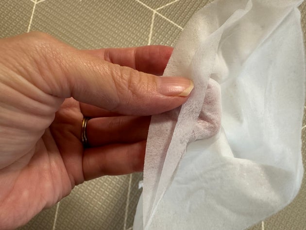 手袋は二層構造