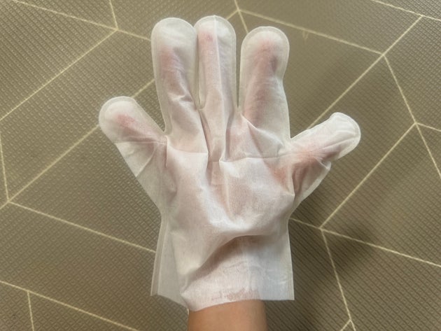 3COINS「手袋型ドライシャンプー7枚入り」