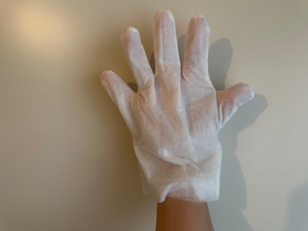 3COINS「手袋型ドライシャンプー7枚入り」