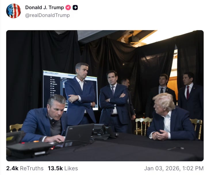 Screenshot @realDonaldTrump via Truth Social