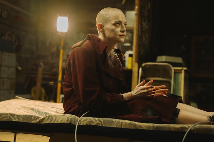 Emma Stone is nominated for Best Actress for director Yorgos Lanthimos' conspiracy-charged black comedy "Bugonia."