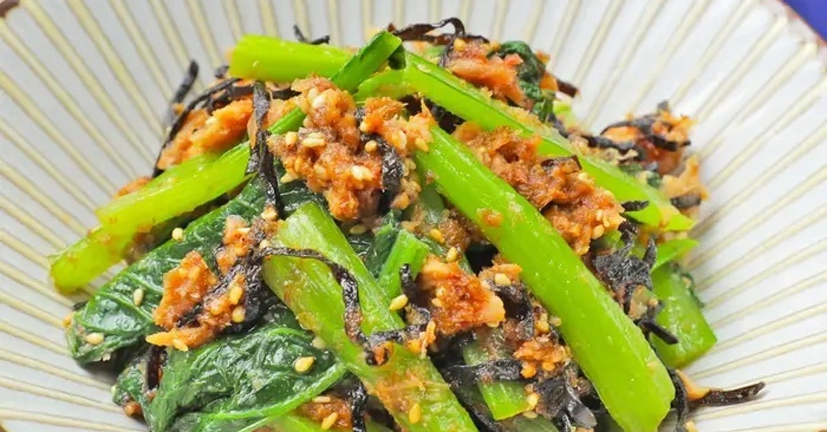 【もう小松菜で迷わない】ツナ和え・白だし・バター炒め！大量消費にも便利な簡単副菜レシピ3選