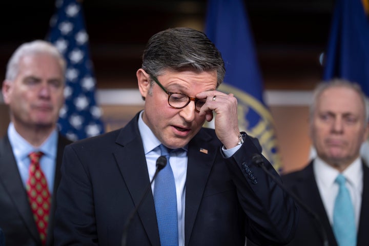 Oy vey. Speaker Mike Johnson has a shrinking margin for votes in the House.