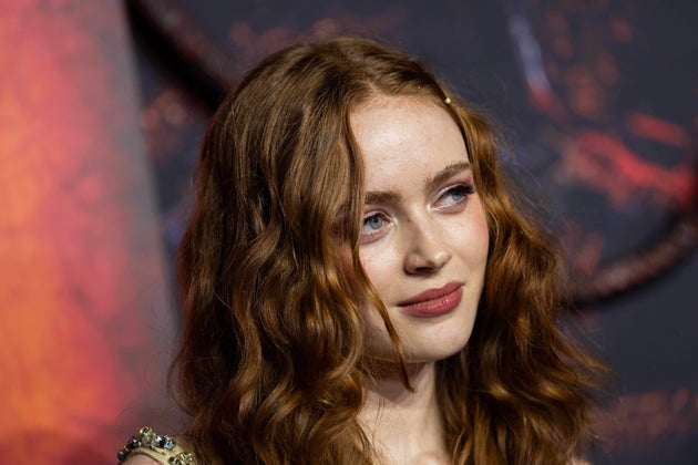 Sadie Sink at the London premiere of Stranger Things' final season