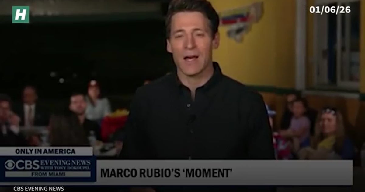 CBS Suck Up Salutes Rubio