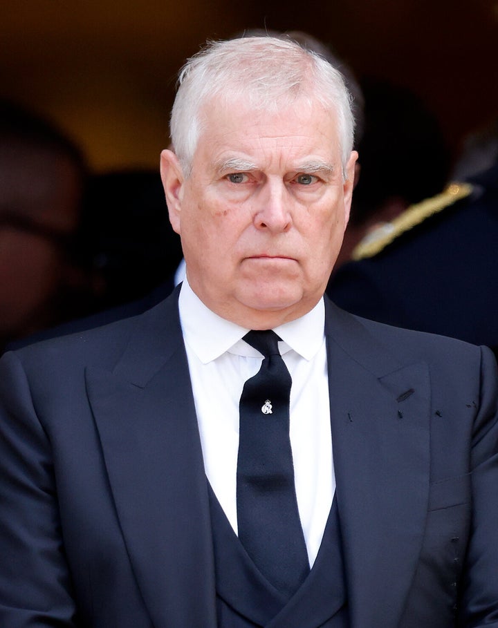 Former Prince Andrew, who now goes by Andrew Mountbatten-Windsor.