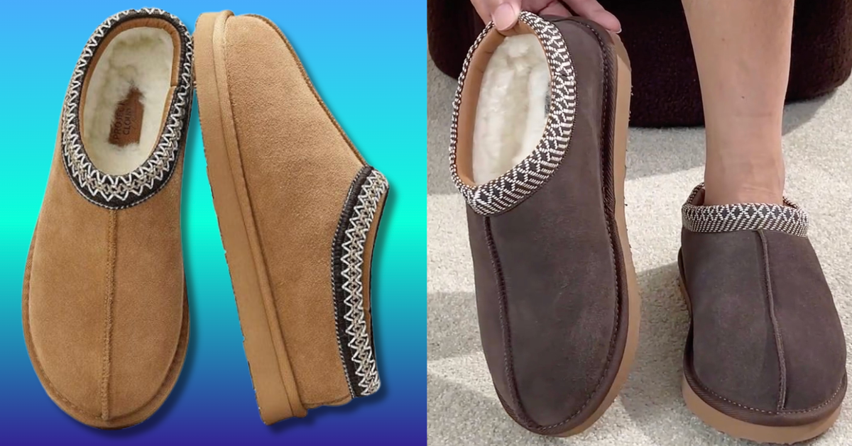 These $40 Shearling Men's Slippers Are 'Just As Good As Uggs, If Not Better'