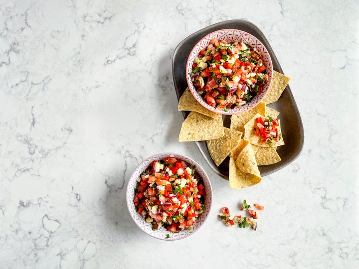 Think about the high volume of vegetables in salsa's composition, and forget about what you're putting it on.