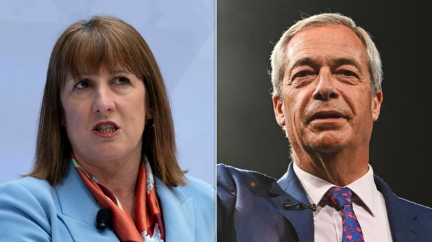 Rachel Reeves and Nigel Farage