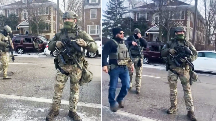 Witness says victim was obviously scared before fatal ICE shooting 2 Federal agents confront residents after an ICE agent killed Emily Good, seen in the crashed vehicle.