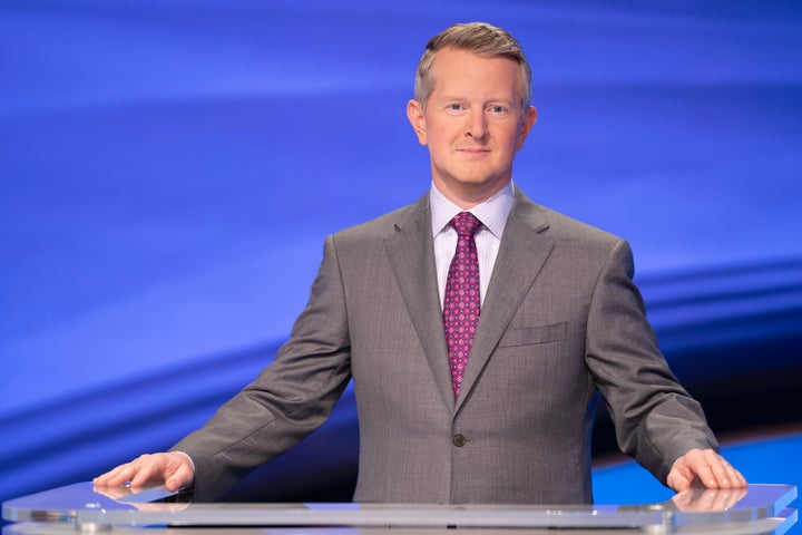 Ken Jennings on “Jeopardy!” in April 2025.