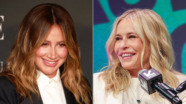 Chelsea Handler Says Ashley Tisdale's Toxic Mom Group Drama Is a Good Reason Not to Do a Thing 1 Ashley Tisdale and Chelsea Handler.