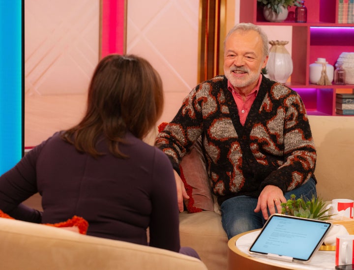 Graham Norton speaking to Lorraine Kelly on Thursday morning