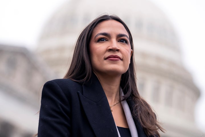 Ocasio-Cortez was approached by the producer outside the U.S. Capitol.